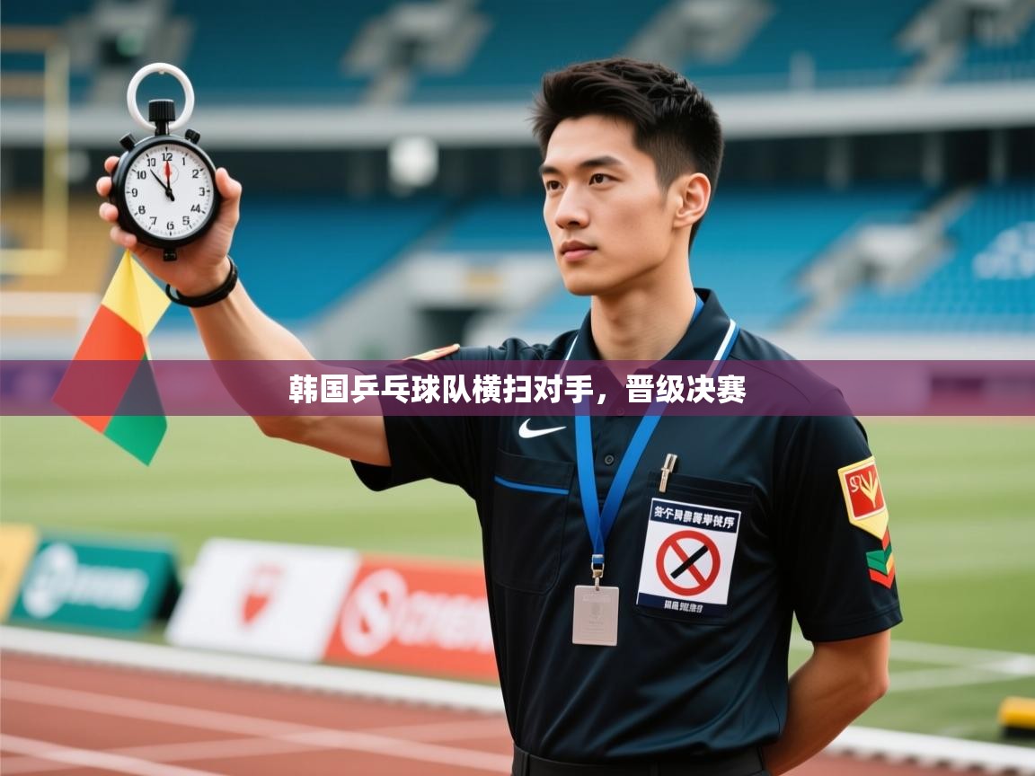 韩国乒乓球队横扫对手，晋级决赛  第2张